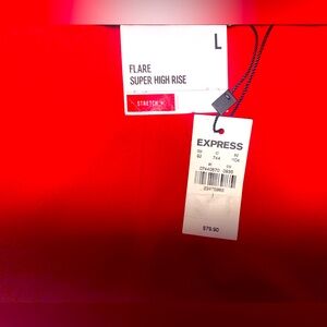 NEW with tags EXPRESS Flare High Rise Pants